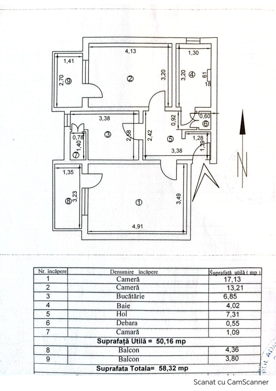 Apartament spatios Mazepa II